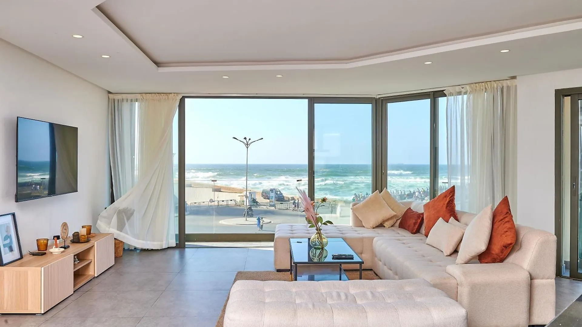 Appartamento Sea View-Mosquée Hassan II- By CasaKhemsa  Casablanca